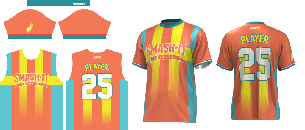 Sunshine Smashers Official Away Jersey